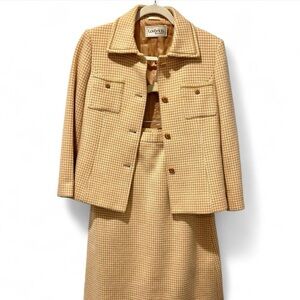 Vintage Houndstooth Skirt Suit